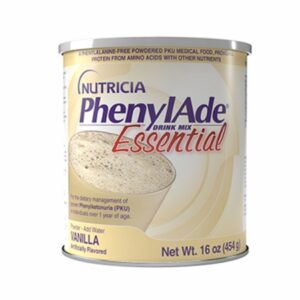 Oral Supplement PhenylAde Vanilla Flavor Powder 16 oz. / 454 Gram Canister