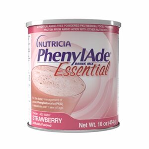 Oral Supplement PhenylAde Strawberry Flavor Powder 16 oz. / 454 Gram Canister