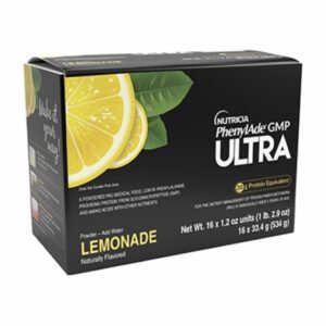 Oral Supplement PhenylAde GMP ULTRA Lemonade Flavor Powder 1.2 oz. / 33.4 Gram Individual Packet