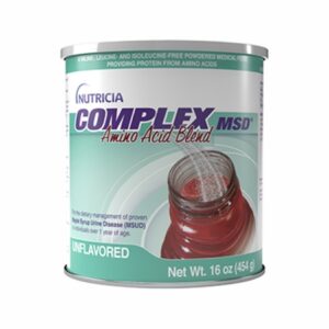 Oral Supplement Complex MSD Amino Acid Blend Unflavored Powder 16 oz. / 454 Gram Canister