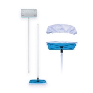 Cleanroom Wet Mop Kit AlphaMop White Fiberglass / Polyester NonSterile
