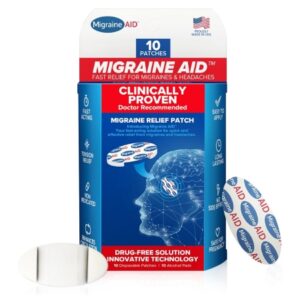 Pain Relief MIGRAINE AID Drug Free Patch