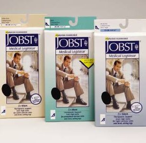 Compression Stocking JOBST for Men Knee High Small Khaki Closed Toe