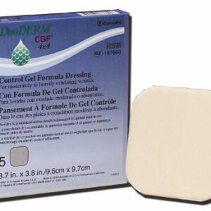Hydrocolloid Dressing DuoDERM CGF Foam Backing 6 X 6 Inch Square Hydrocolloid