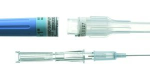 Peripheral IV Catheter Surflo 20 Gauge 1-1/4 Inch ETFE Straight Hub Non Blood Control Non-Safety