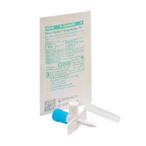 IV Additive Dispensing Pin Mini-Spike Needle-free, Luer Lock