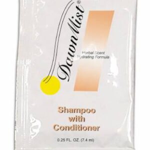Shampoo and Conditioner DawnMist 0.25 oz. Individual Packet Herbal Scent