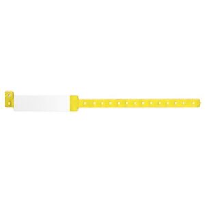 Identification Wristband Speedi-Print Write On Band Permanent Snap Without Legend