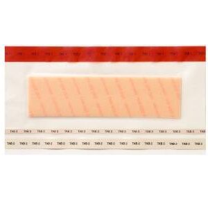 Foam Dressing PolyMem Surgical Max 3-1/2 X 11-3/4 Inch With Border Film Backing Adhesive Rectangle Sterile