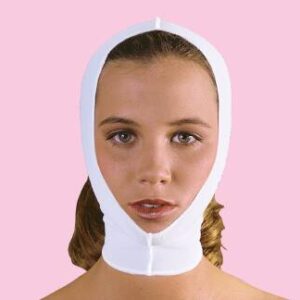 Facial Support Wrap Medium Soft-Flex Spandex White