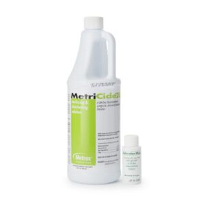 Glutaraldehyde High-Level Disinfectant MetriCide 28 Activation Required Liquid 32 oz. Bottle Reusable
