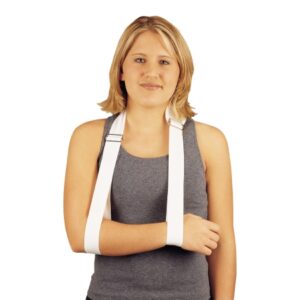 Strap Arm Sling with Neck Pad DeRoyal Buckle Closure / Adjustable Strap Medium