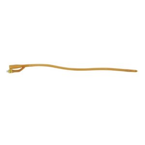 Foley Catheter Bardex Lubricath 2-Way Standard Tip 5 cc Balloon 20 Fr. Hydrophilic Polymer Coated Latex