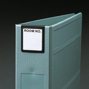 Pre-Printed Label Chart Tab White Paper Room No_ Black Patient Information 1-3/8 X 1-1/2 Inch