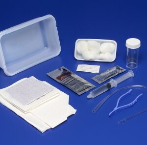 Intermittent Catheter Tray Dover Open System / Urethral 14 Fr. Without Balloon Vinyl