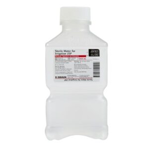 Irrigation Solution Sterile Water for Irrigation Not for Injection Bottle 1,000 mL