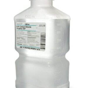 Irrigation Solution 0.9% Sodium Chloride, Preservative Free Not for Injection Bottle 1,000 mL