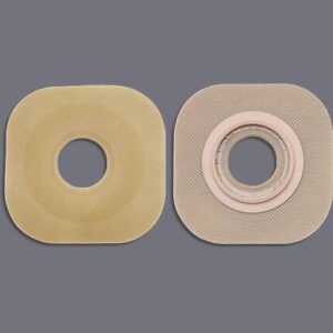 Ostomy Barrier FlexWear Precut, Standard Wear Without Tape 57 mm Flange Red Code System Hydrocolloid 1-1/2 Inch Opening