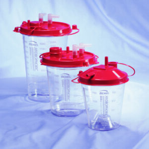 Rigid Suction Canister Hi-Flow 1200 mL Pour Lid