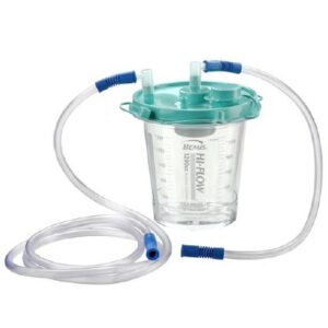 Rigid Suction Canister Kit Hi-Flow 1200 mL Pour Lid