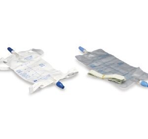 Urinary Leg Bag Medact Anti-Reflux Valve NonSterile 800 mL Vinyl