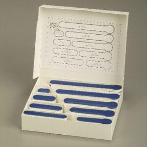 Finger Splint Plastalume Without Fastening Left or Right Hand Blue / White