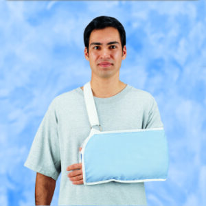 Arm Sling with Shoulder Pad DeRoyal D-Ring / Hook and Loop Strap Closure Medium