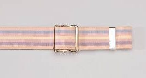 Gait Belt Posey 70 Inch Length Pastel Stripe Cotton