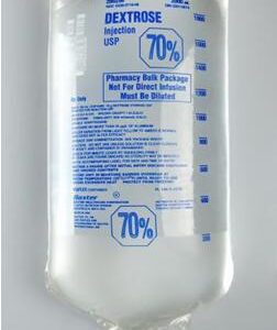 Dextrose / Water, Preservative Free 70% IV Solution 2,000 mL