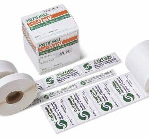 Pre-Printed Label Kendall Healthcare Caution Label White Paper Chemotherapy Green Biohazard 1/2 X 3 Inch