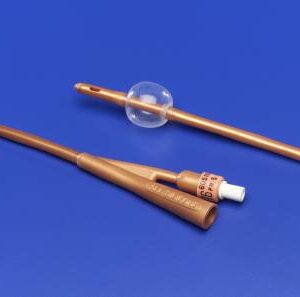 Foley Catheter Dover IC 2-Way Standard Tip 30 cc Balloon 18 Fr. Silver Hydrogel Coated Silicone