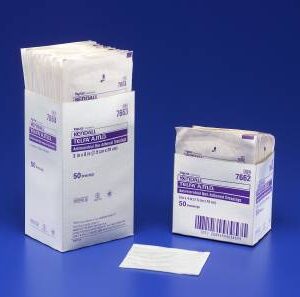 Antimicrobial Island Dressing Telfa AMD 4 X 14 Inch Rectangle Sterile