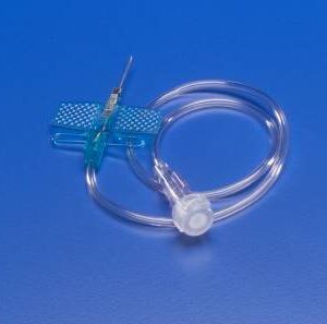 Monoject Blood Collection Set 23 Gauge 3/4 Inch Needle Length Safety Needle 12 Inch Tubing Sterile
