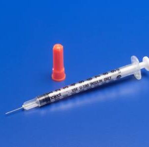 Standard Insulin Syringe with Needle Monoject 0.5 mL 1/2 Inch 29 Gauge NonSafety Regular Wall