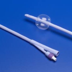 Foley Catheter Kenguard 2-Way Standard Tip 5 cc Balloon 12 Fr. Silicone Oil Coated Latex