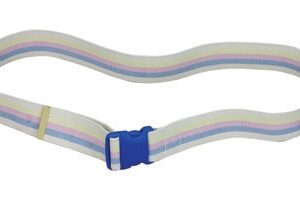 Gait Belt Heelbo Grait 63 Inch Length Pastel Stripe Webbing