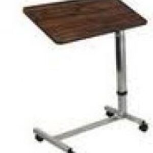 Overbed Table with Vanity Non-Tilt Automatic Spring Assisted Lift 28 to 45 Inch Height Range