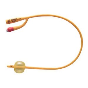 Foley Catheter Rusch Gold 2-Way Standard Tip 30 cc Balloon 14 Fr. Silicone Coated Latex