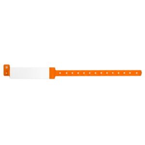 Identification Wristband Speedi-Print Write On Band Permanent Snap Without Legend