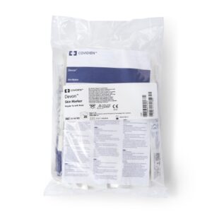 Skin Marker with Ruler Devon Gentian Violet Ink Sterile Full Size Regular Tip