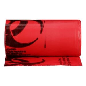 Biohazard Waste Bag McKesson Biohazard Symbol / Infectious Waste 30 to 33 gal. Red 31 X 41 Inch