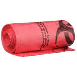Biohazard Waste Bag McKesson Biohazard Symbol / Infectious Waste 30 to 33 gal. Red 31 X 41 Inch