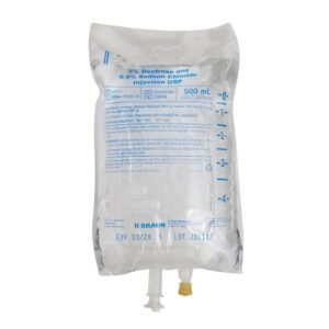 Dextrose / Sodium Chloride 5% – 0.9% IV Solution 500 mL