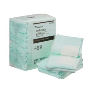 Disposable Underpad Wings Plus 30 X 36 Inch Fluff / Polymer Heavy Absorbency