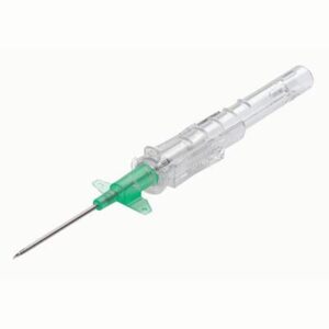 Peripheral IV Catheter Protectiv Plus-W 18 Gauge 1-1/4 Inch Polyurethane Winged Hub Non Blood Control Sliding Safety