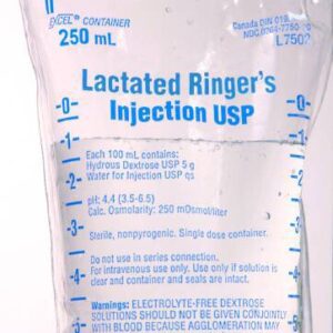 Lactated Ringer’s Solution IV Solution 250 mL