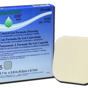 Hydrocolloid Dressing DuoDERM CGF Foam Backing 6 X 8 Inch Rectangle Hydrocolloid