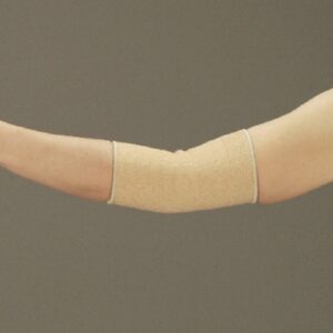 Elbow Support DeRoyal Medium Pull-On Left or Right Elbow 10 to 13 Inch Forearm Inch Circumference Tan