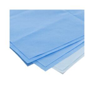 HALYARD* H400 Sterilization Wrap Medium Blue 45 X 45 Inch Single Layer SMS Polypropylene Steam / EO Gas