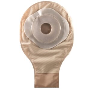 Colostomy Pouch ActiveLife One-Piece System 10 Inch Length Flat, Pre-Cut 1 Inch Stoma Drainable